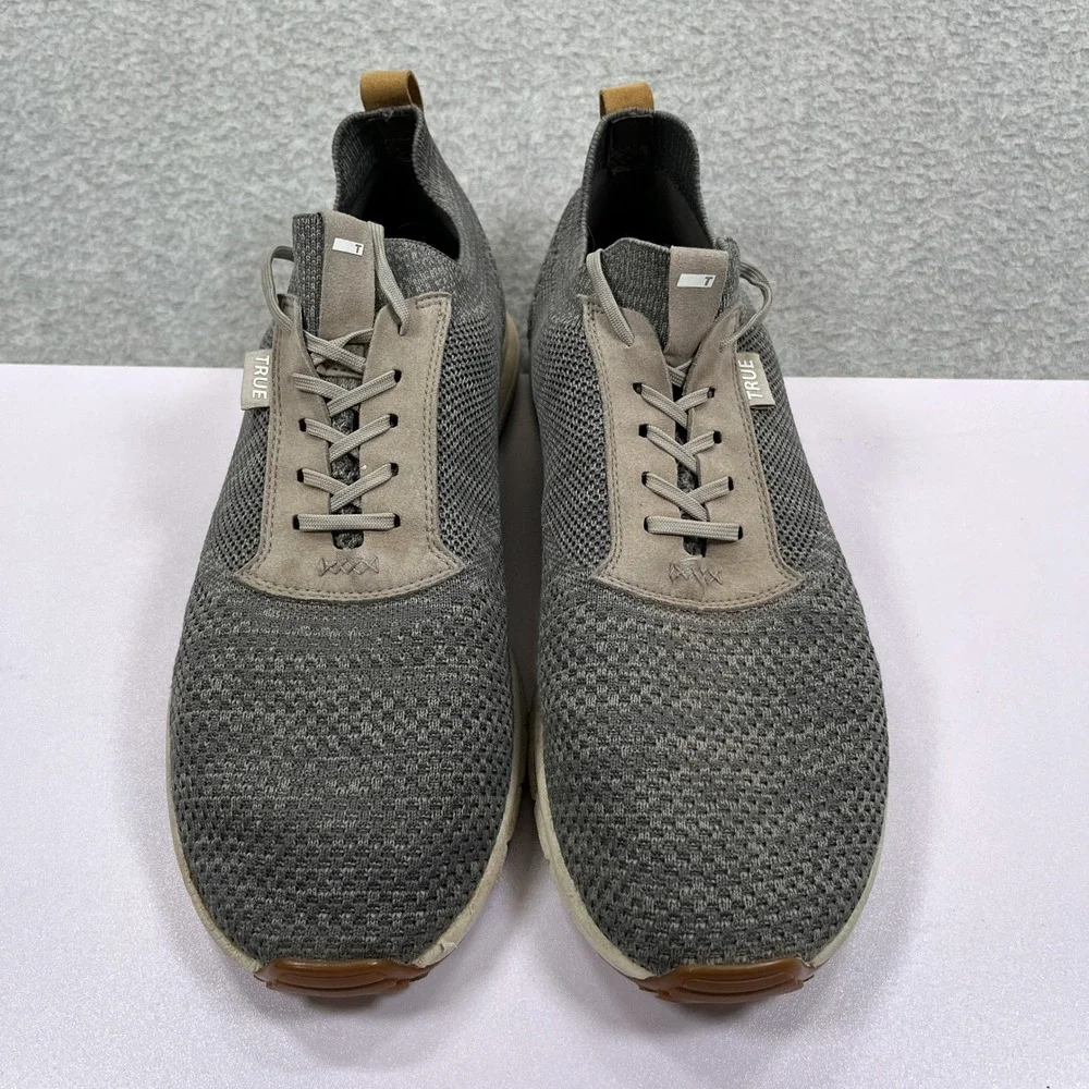 True Linkswear True Knit II Golf Shoes Mens 13 Grey Knit Spikeless Shoes Sneaker